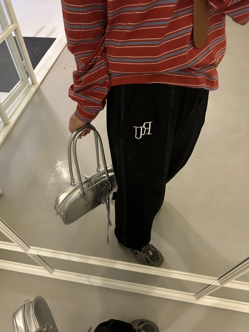 23年韩国ARE秋休闲抽绳束脚口百搭卫裤