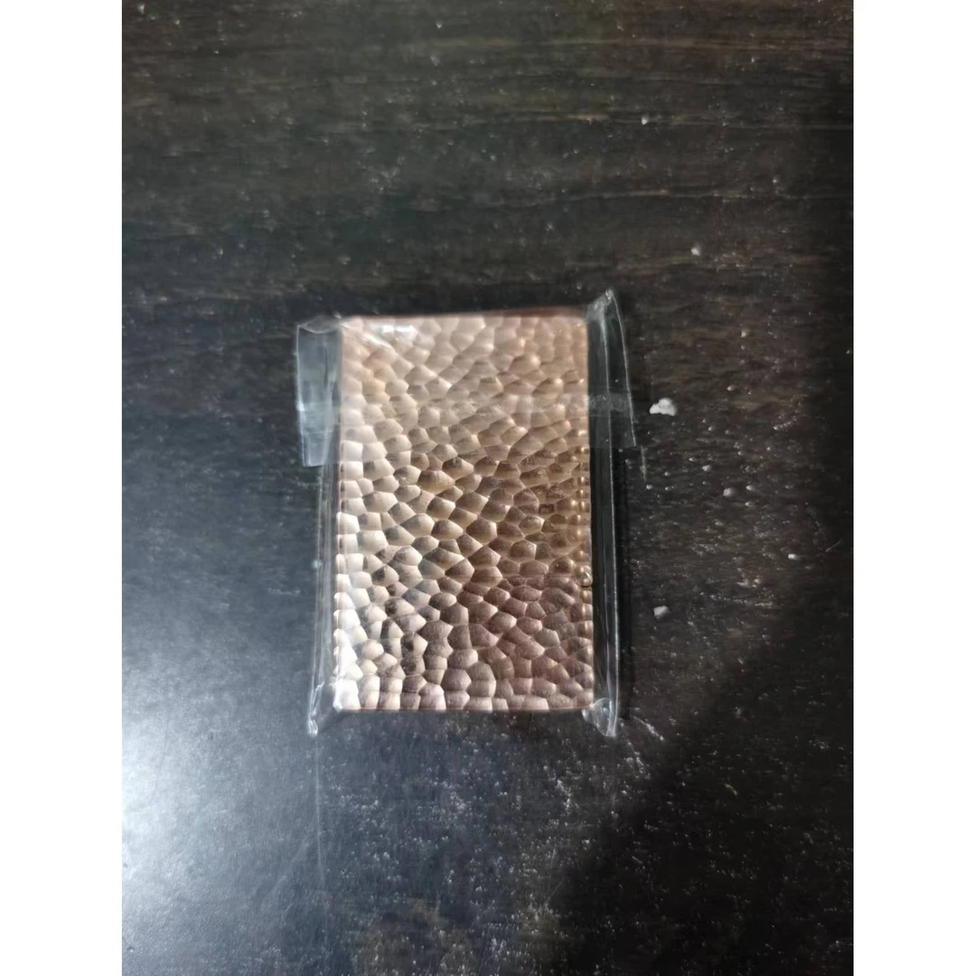 weibster超薄小重甲G63 陨石坑 紫铜 煤油打火机
