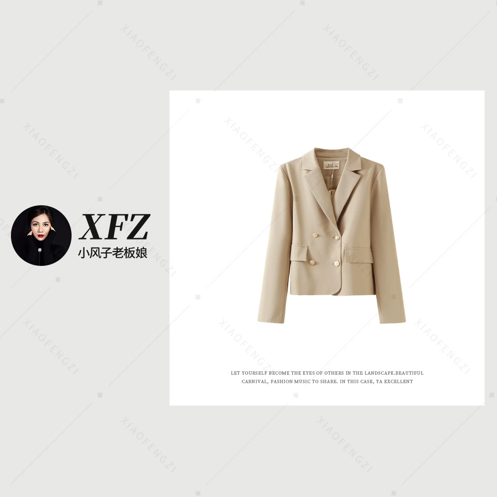 品牌单  通勤百搭小西装外套2141370011