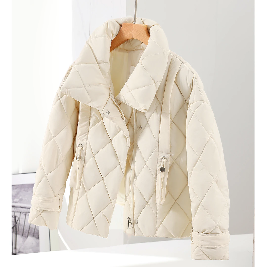 时尚短款简约百搭立领设计棉衣3134090023