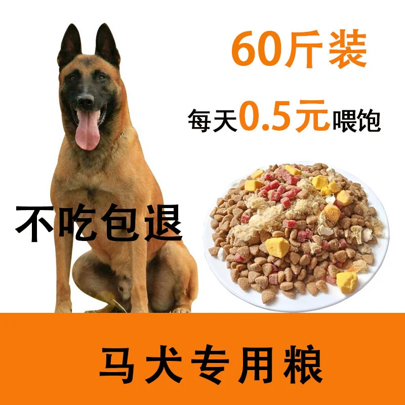 马犬专用狗粮40斤装泰迪比熊柯基博美金毛拉布拉多幼犬冻干通用