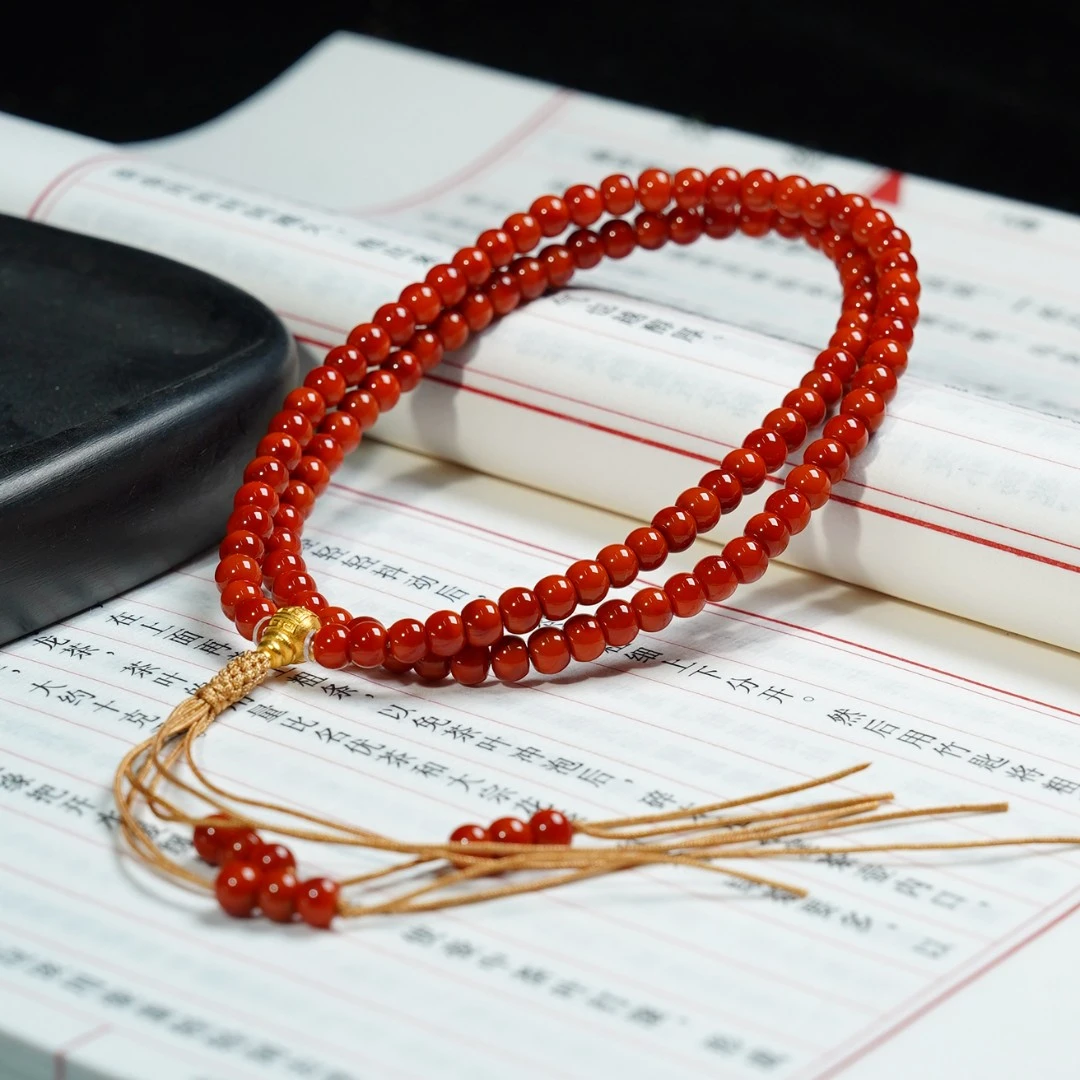 左边婷姐丨南红多圈手串（C438）（多样性发）B