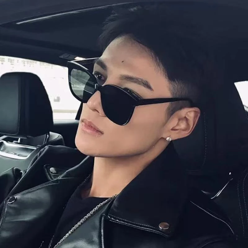 GM墨镜男女韩版偏光太阳镜ins网红防紫外线眼镜防蓝光大框明星潮