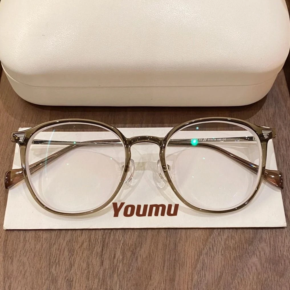 小红书同款眼镜男女配有度数防蓝光大脸素颜神器全框学生眼睛近视