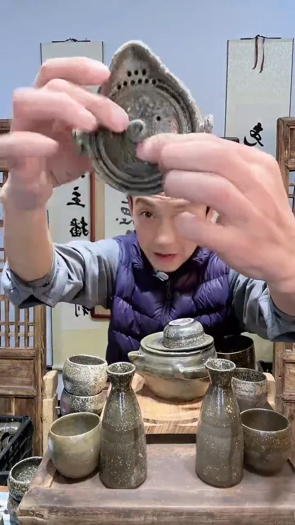 【闪购商品】紫砂茶杯宝瓶三件套