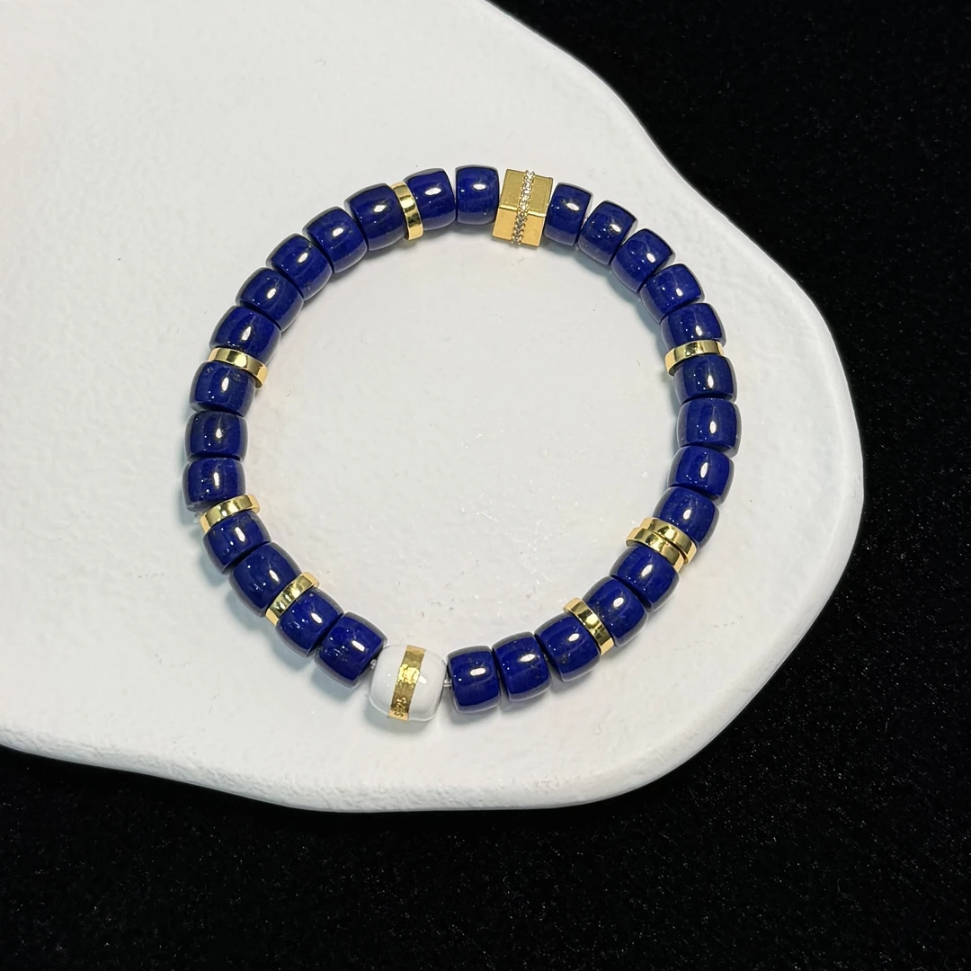 【聚水生才 精工直切】青金石手串（天然珠宝多样性发其一）