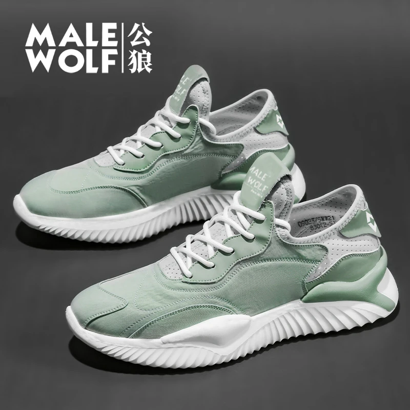 男鞋冰丝布镂空透气轻便软底防滑男鞋秋季百搭休闲潮鞋