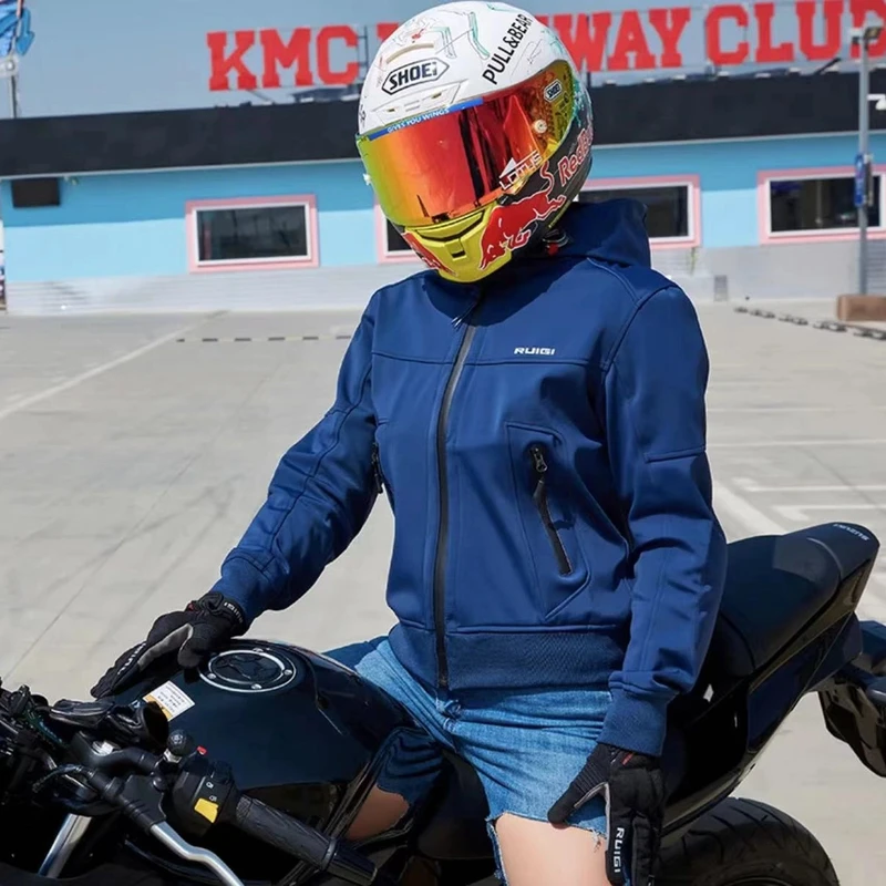 (大书)RUIGI防寒保暖四季骑行服防摔防水带CE护具摩托车骑行装备