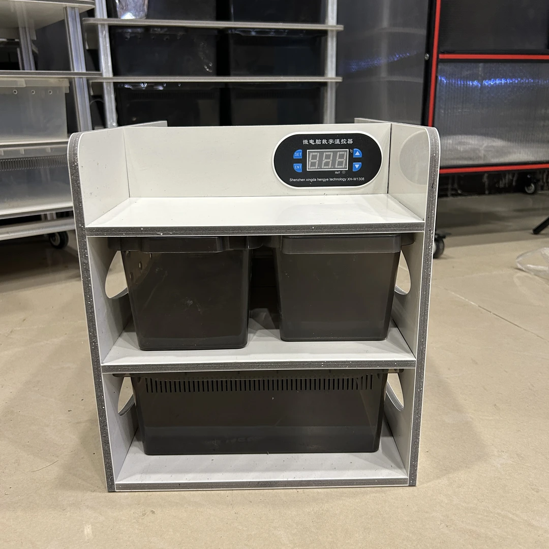 PVC爬柜豹纹守宫蜥蜴爬宠饲养箱6A4抽屉盒睫角蛇柜宠物智能恒温箱