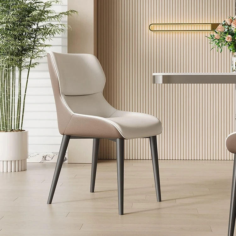 2025新款椅子餐椅凳子轻奢酒店餐椅家用简约极简人体工学椅北欧