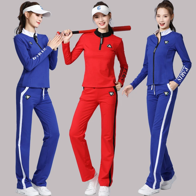 舞之美广场舞服装新款舞蹈服健身衣服秋冬休闲运动套装