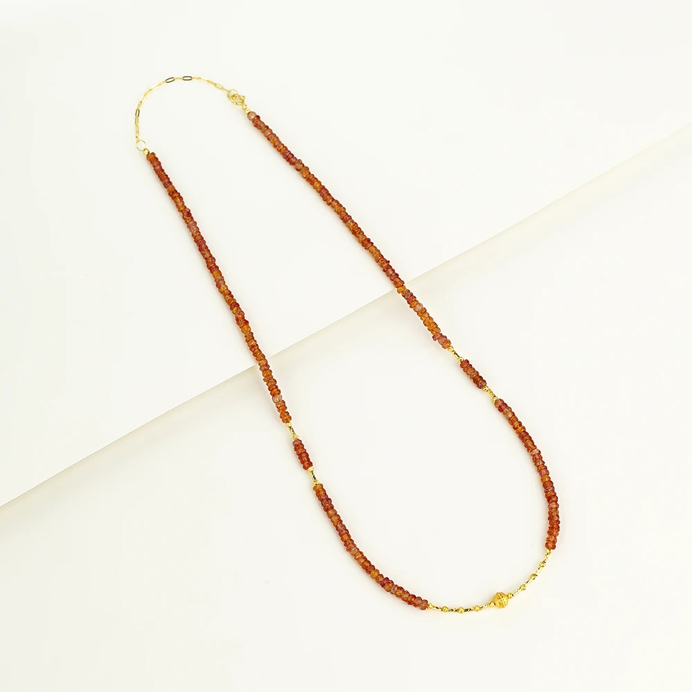 "朝梧"18K蓝宝石项链（38+5）42802