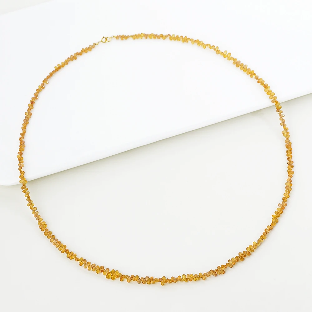 “羽觞”18K蓝宝石水滴百搭项链（55公分）43953