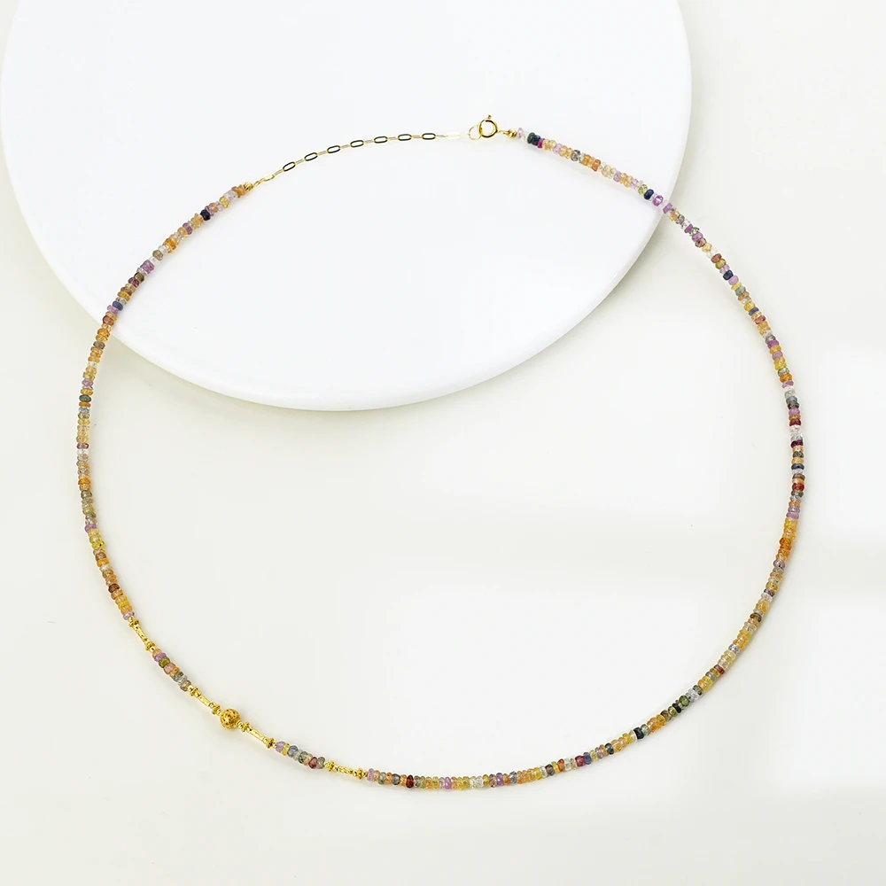 “云裳羽衣”18K蓝宝石项链（40+5）44047