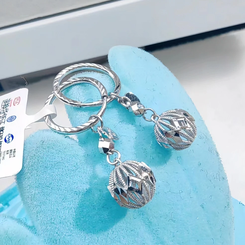 PT950铂金耳饰 绣球铂金耳圈 2621 2611 2613