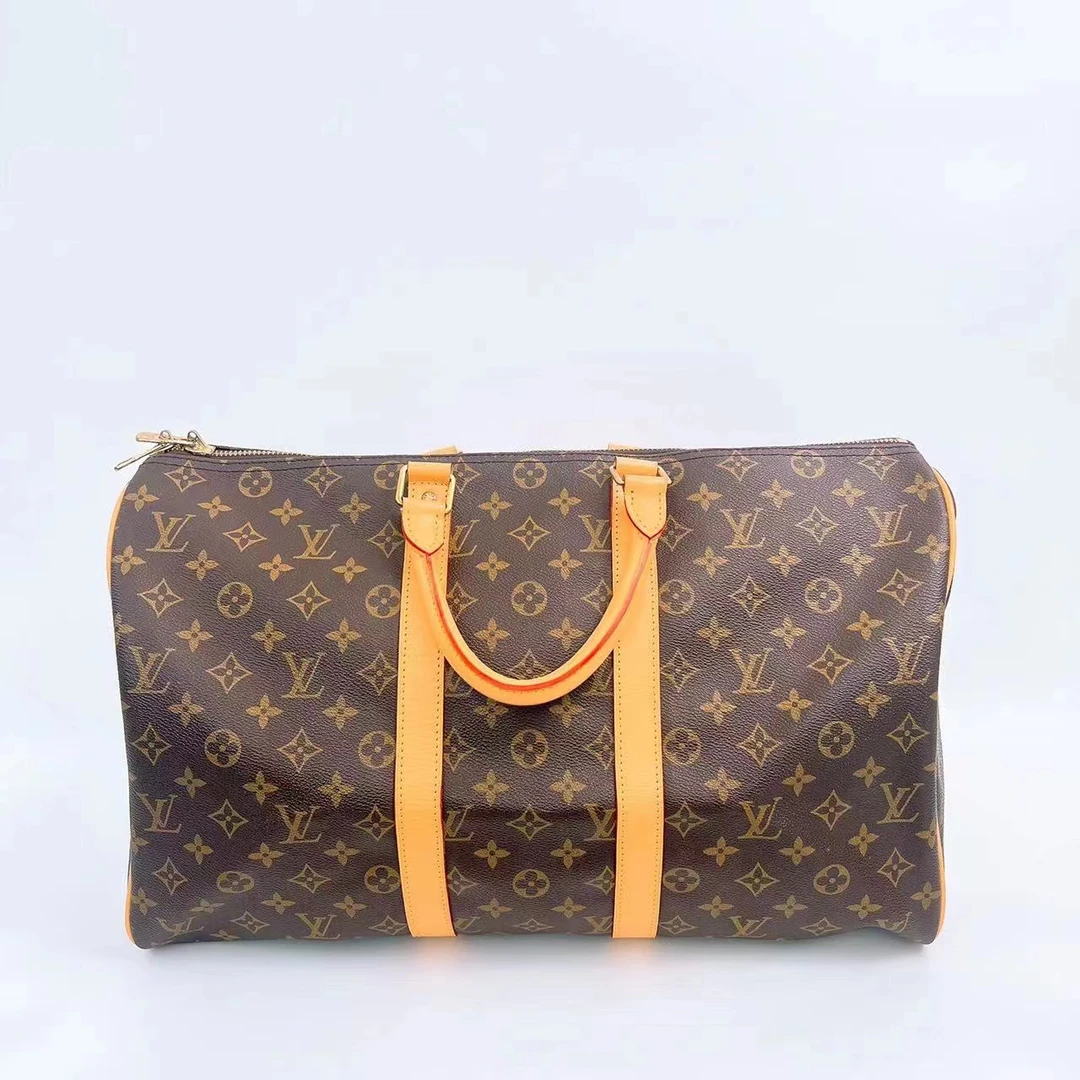 95新 LouisVuitton/路易威登 丫头/Lv/Keepall45/50旅行袋