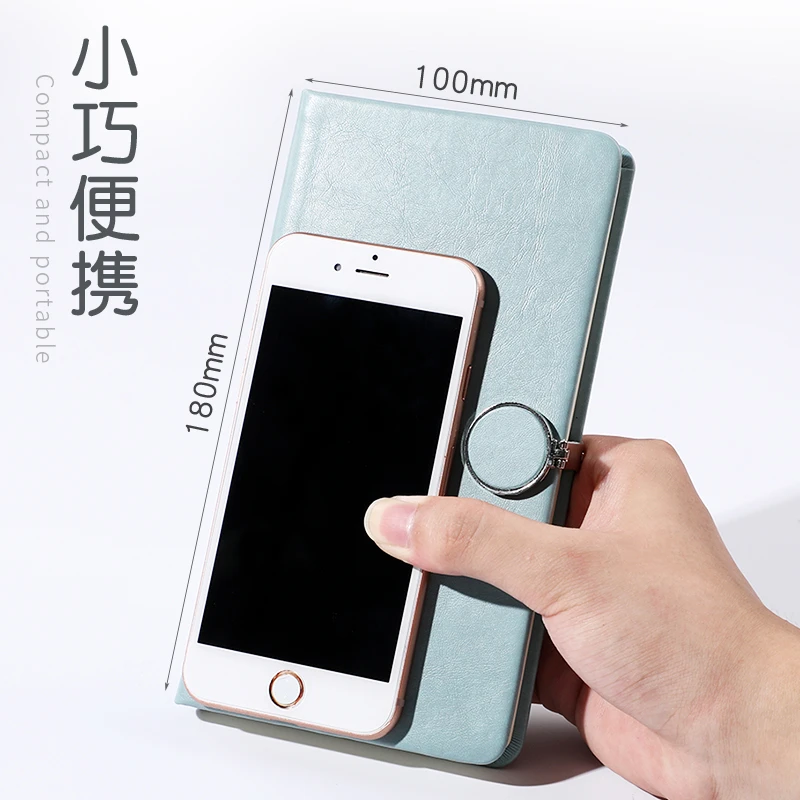 a6笔记本子随身简约文艺复古精致日记本便携口袋皮面工作会议记录