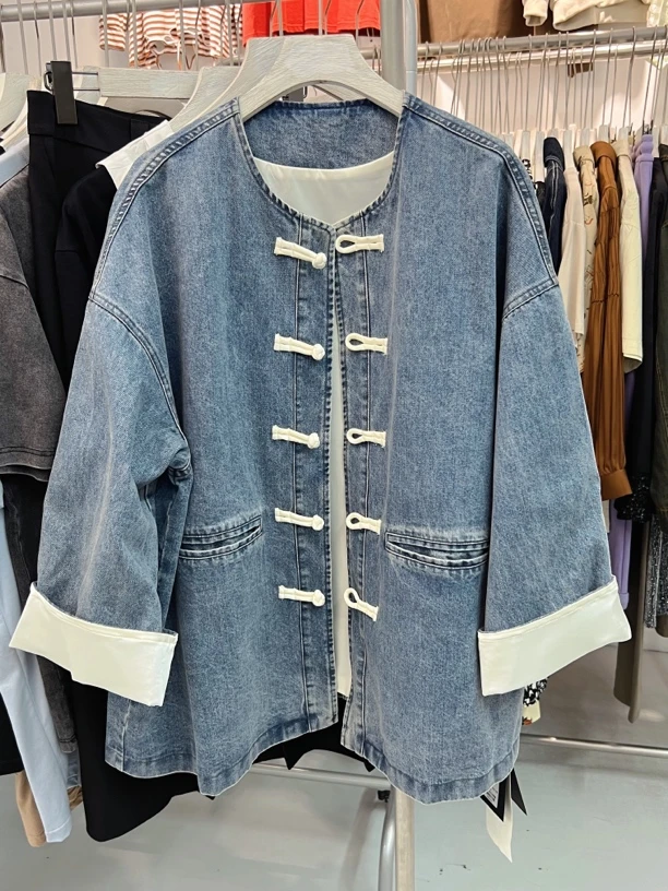 【时光机】国风牛仔外套