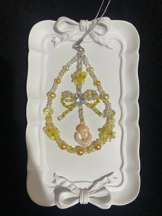 ins风可爱仙气时尚网红手机链包链少女diy（直播专用）通用小众