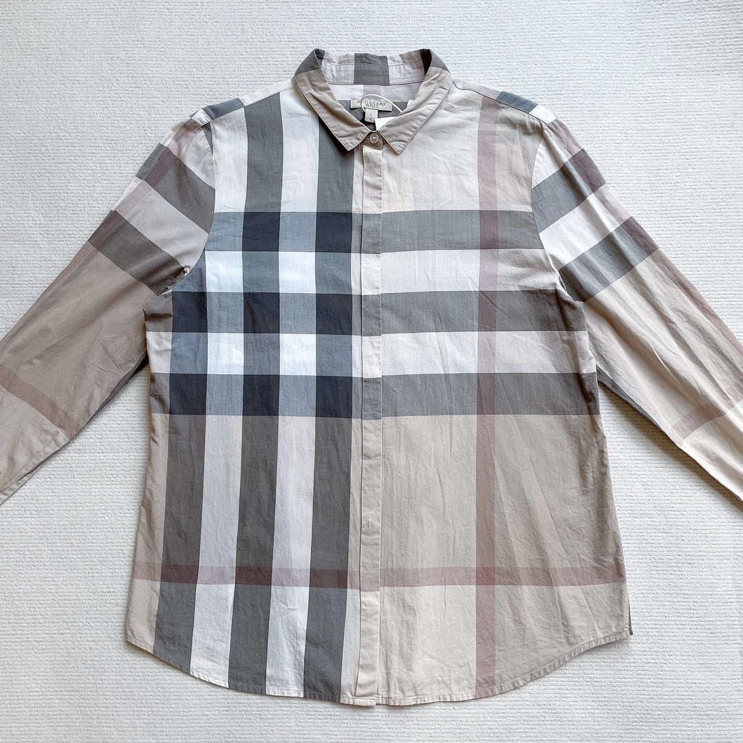 99新 奢之星 Burberry/博宝利 格纹衬衫L175/96A