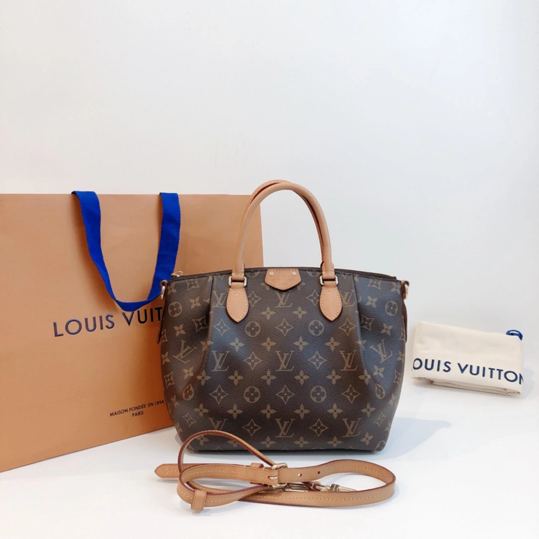 95新 LouisVuitton/路易威登 老花小号饺子手提单肩包