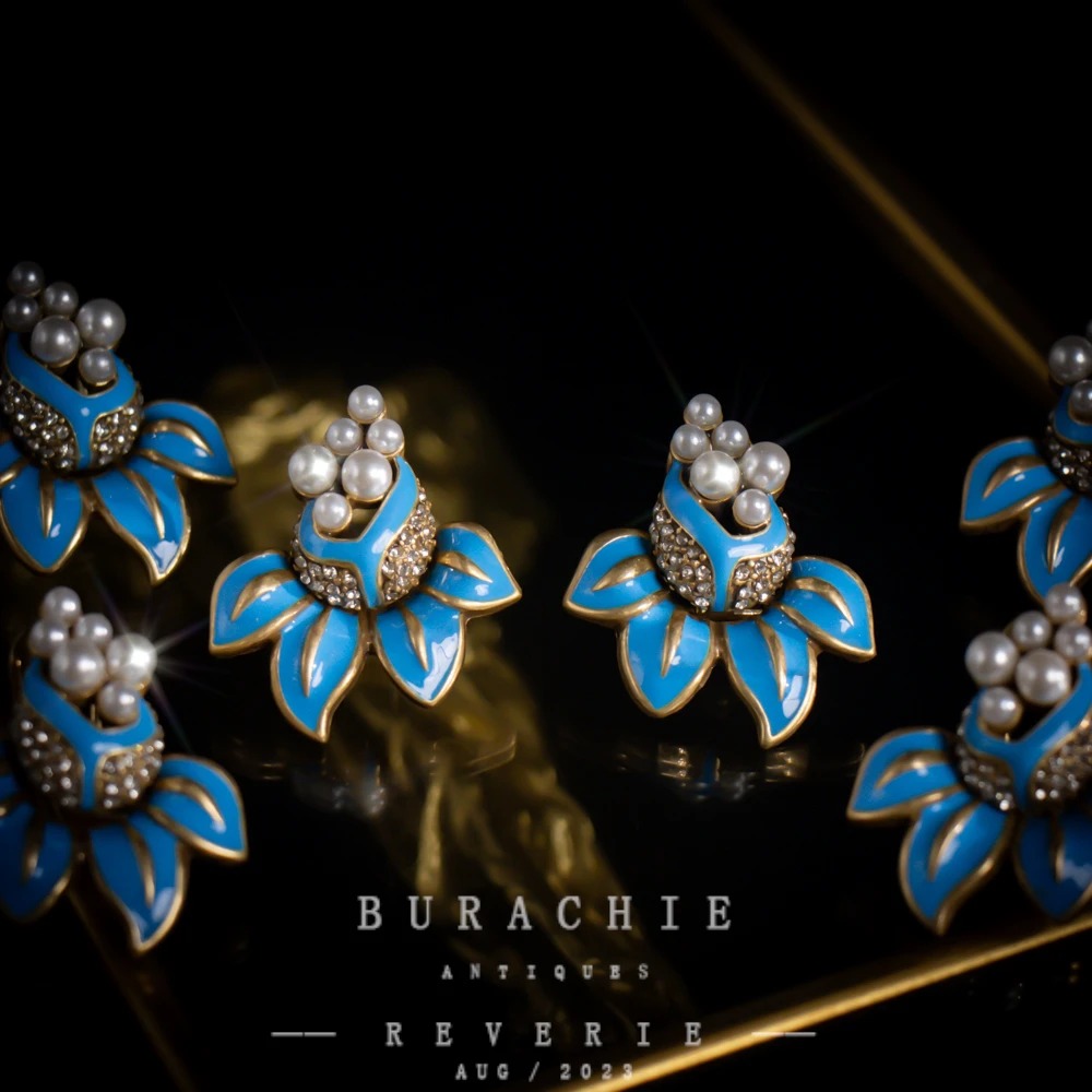 铜合金仿水晶耳饰 【4242】周年珍藏英｜经典原标克拉款CrownFrett