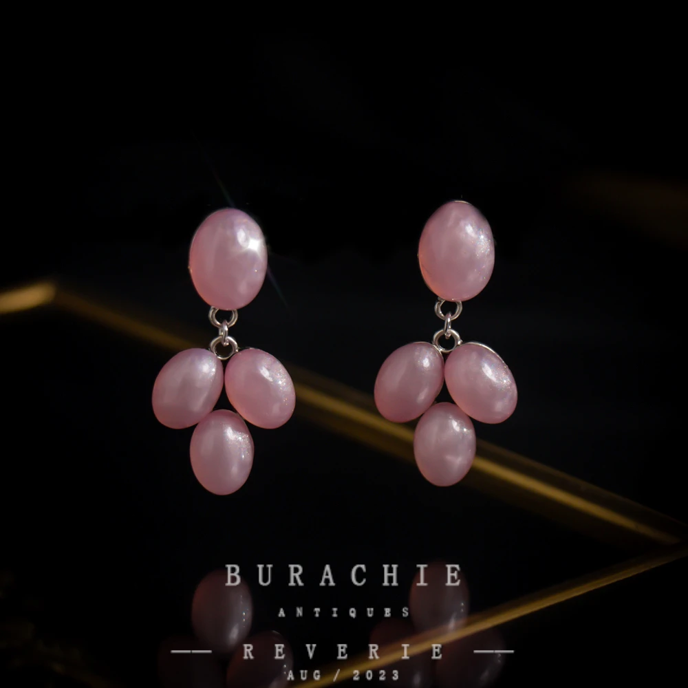 铜合金仿水晶耳饰 【1505】周年珍藏英｜经典原标克拉款CrownFrett