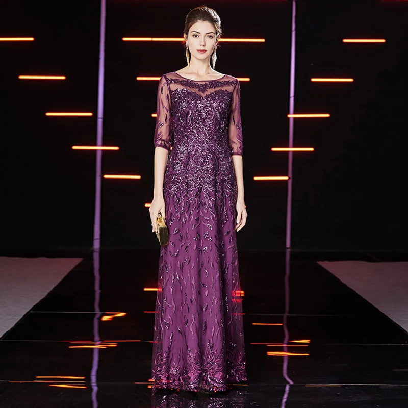 春喜妈妈装礼服宴会修身年轻喜婆婆丈母娘婚宴喜婆婆喜妈妈婚宴装