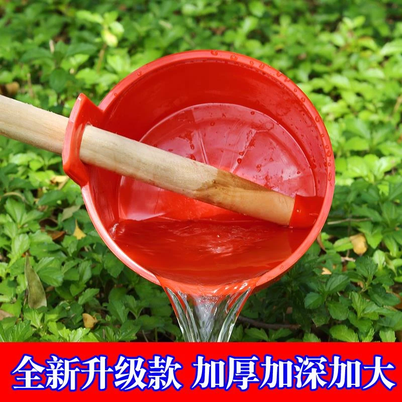 外公的泼瓢农用老式尿勺粪勺长柄水瓢浇菜浇花淋菜水木柄粪掏瓢舀