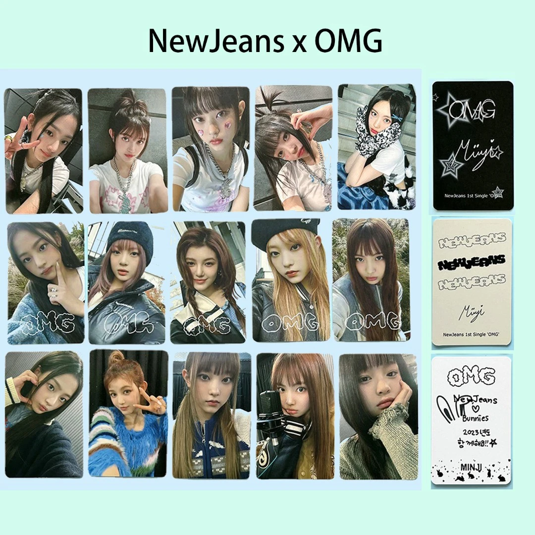 NewJeans《OMG》新专小卡Ditto小卡鲸haerin姜海粼小卡周边小卡