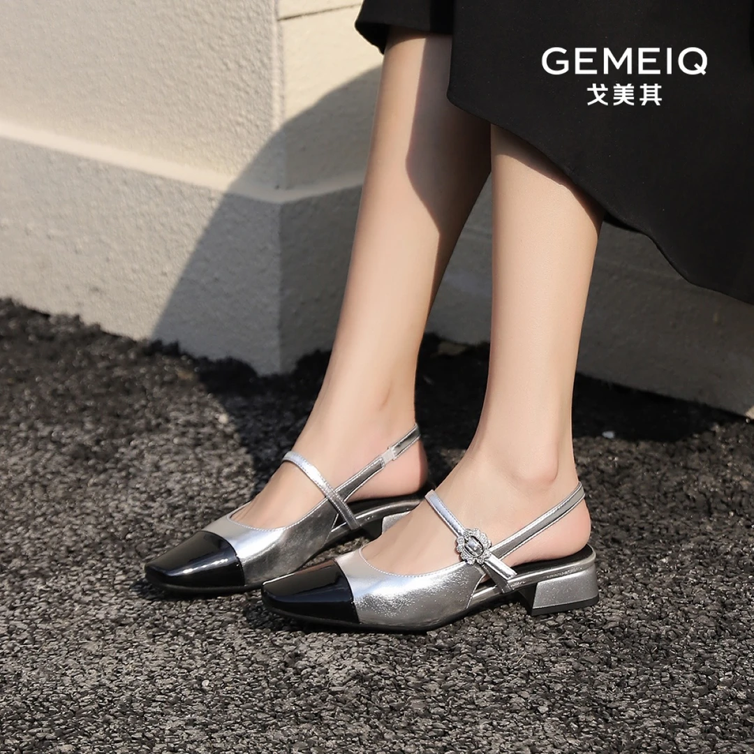 戈美其精品女士中空单鞋