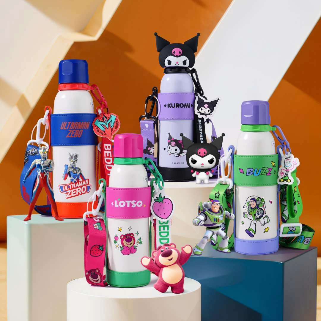 【杯具熊】IP联名款运动保温杯多巴胺配色600毫升