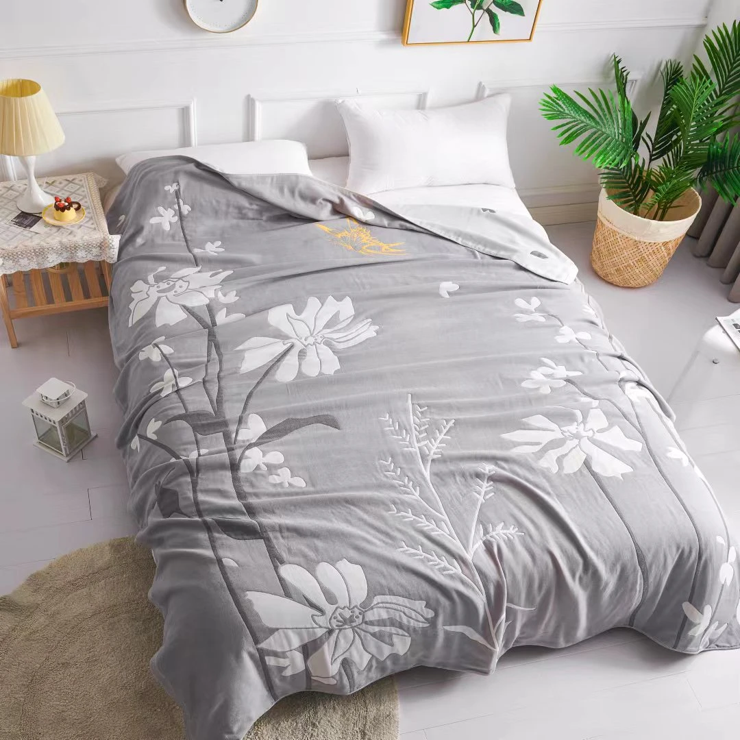 六层A类纯棉纱布盖毯【1.5*2】