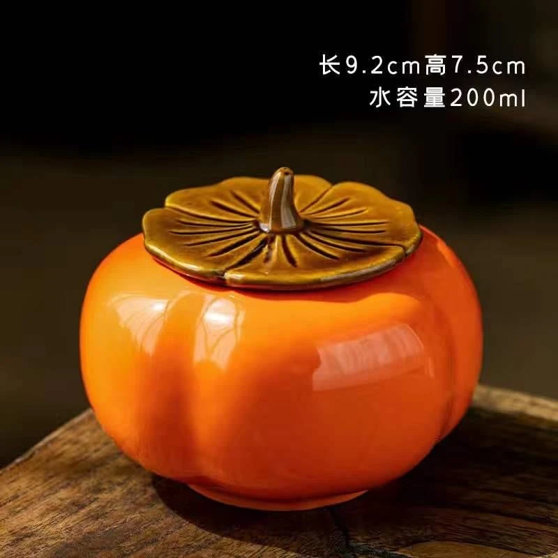 【直播专享】柿柿如意柿子茶叶罐B 01