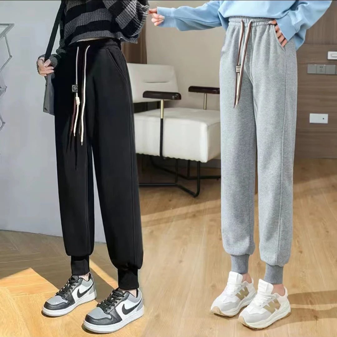 【天团推荐】高个子《冰川卫裤》800克束脚卫裤休闲运动裤加厚加绒