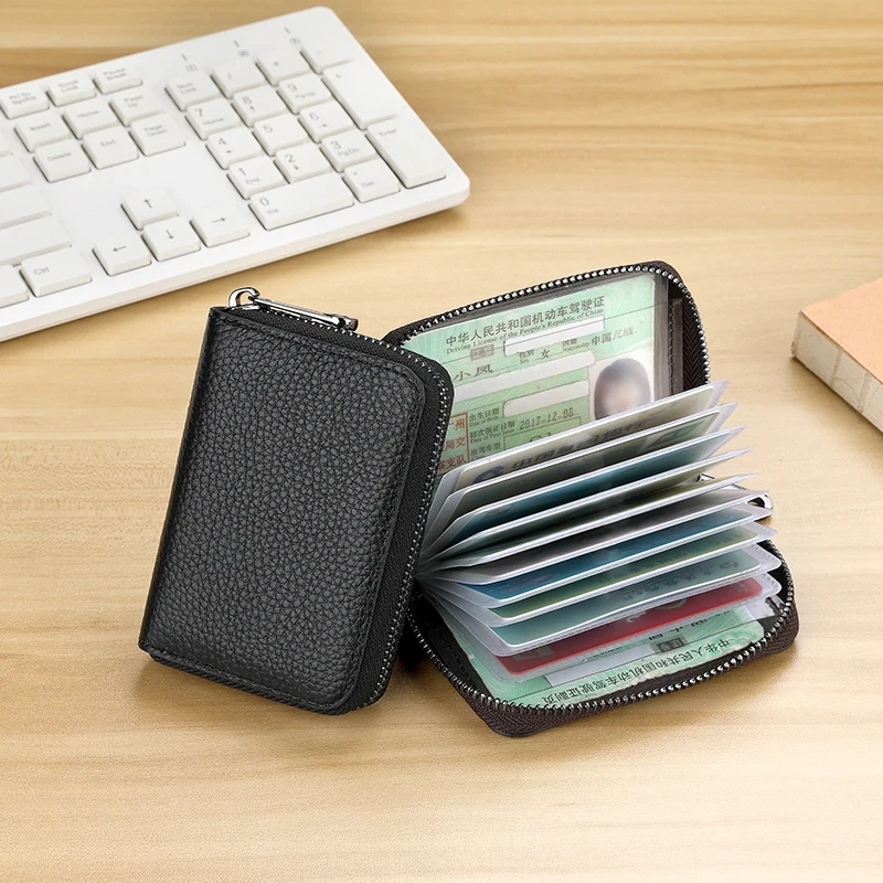 卡包男士大容量多卡位驾驶证件套女防消磁零钱包精致高档小巧