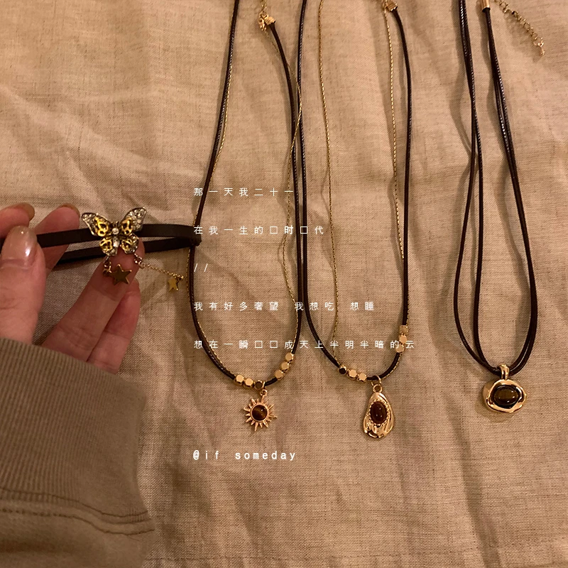 小众百搭设计感时尚个性项链手机链