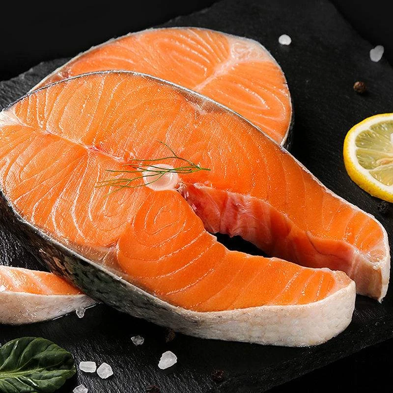 【韦大厨海鲜｜新疆包邮】新鲜三文鱼排一整条分割宝宝辅食独立包装