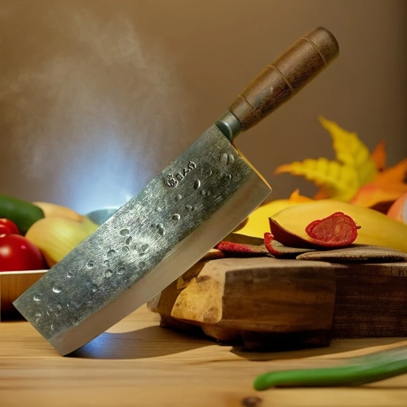 【匠道*小切】真手工锻打厨师专用锋利小切片刀厨房专用菜刀