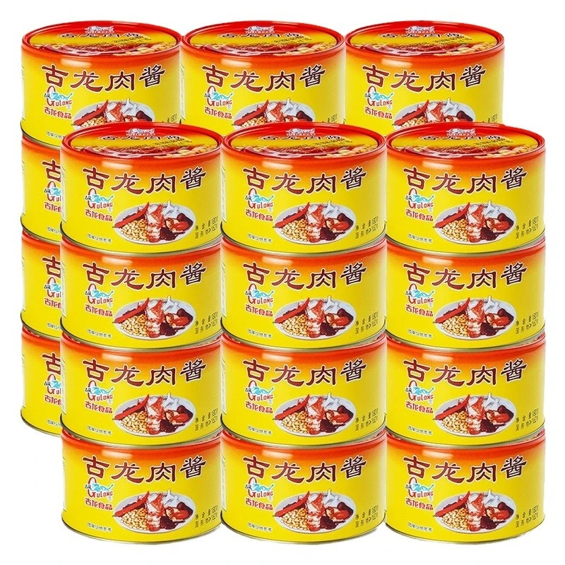 古龙肉酱罐头厦门即食正宗酱速食肉酱古龙闽南厦门重庆小面肉罐头
