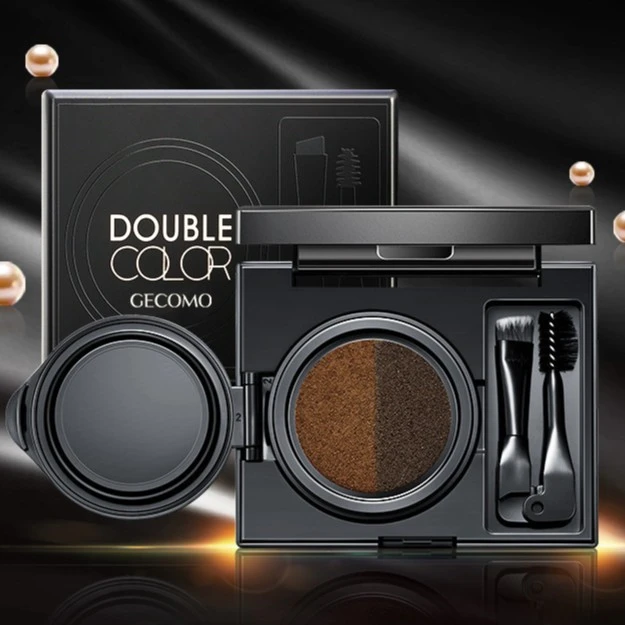 【防水 防汗】双色雾感气垫眉膏液体持久不易脱妆不晕染染眉膏