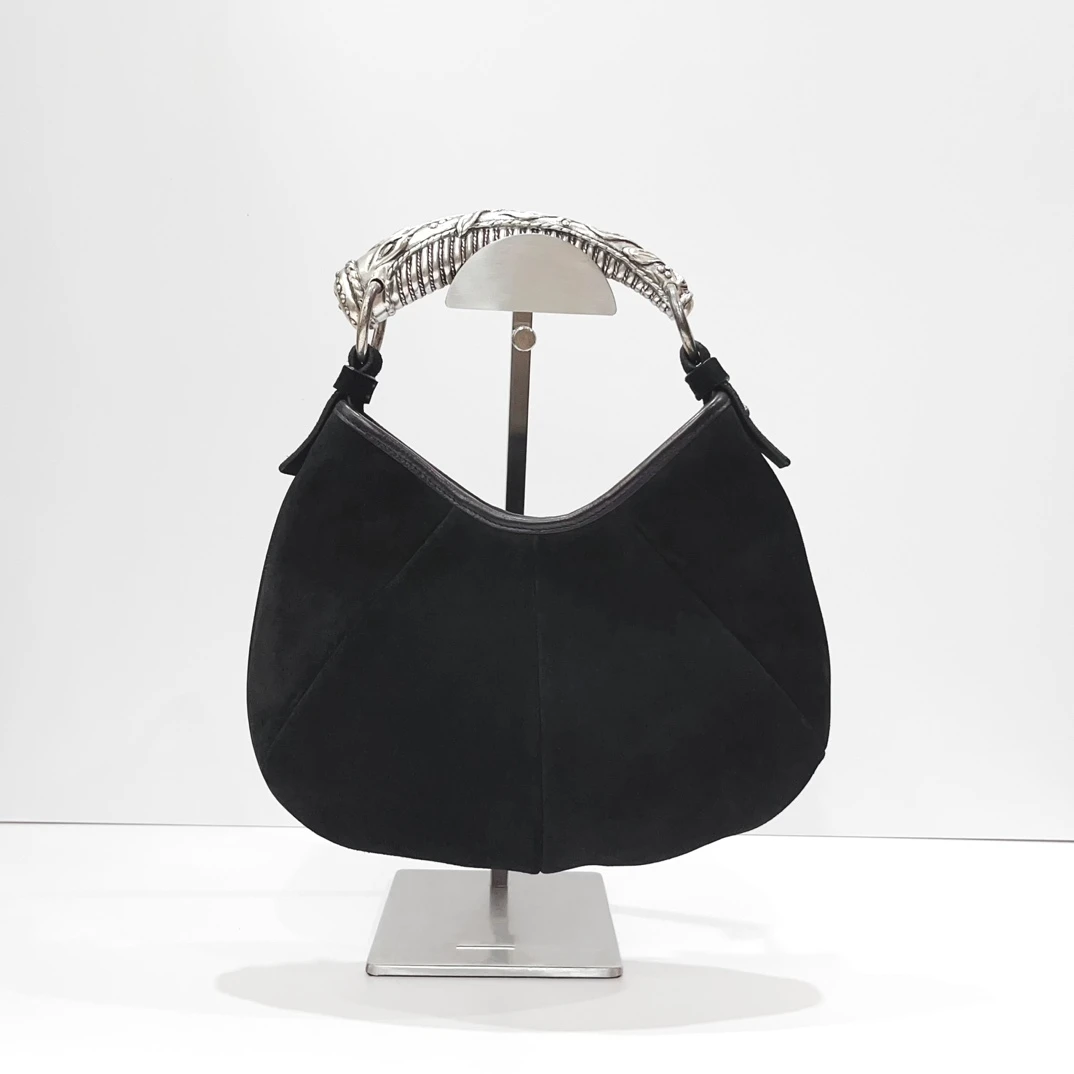 95新 YSL/圣罗兰 蔚蓝/蒙巴萨 mini 鹿角包 中古款 98新