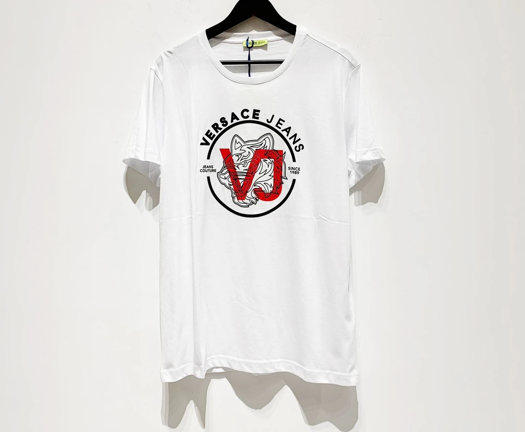全新未使用 VERSACE/范思哲 蔚蓝/短袖T恤 白色 M码