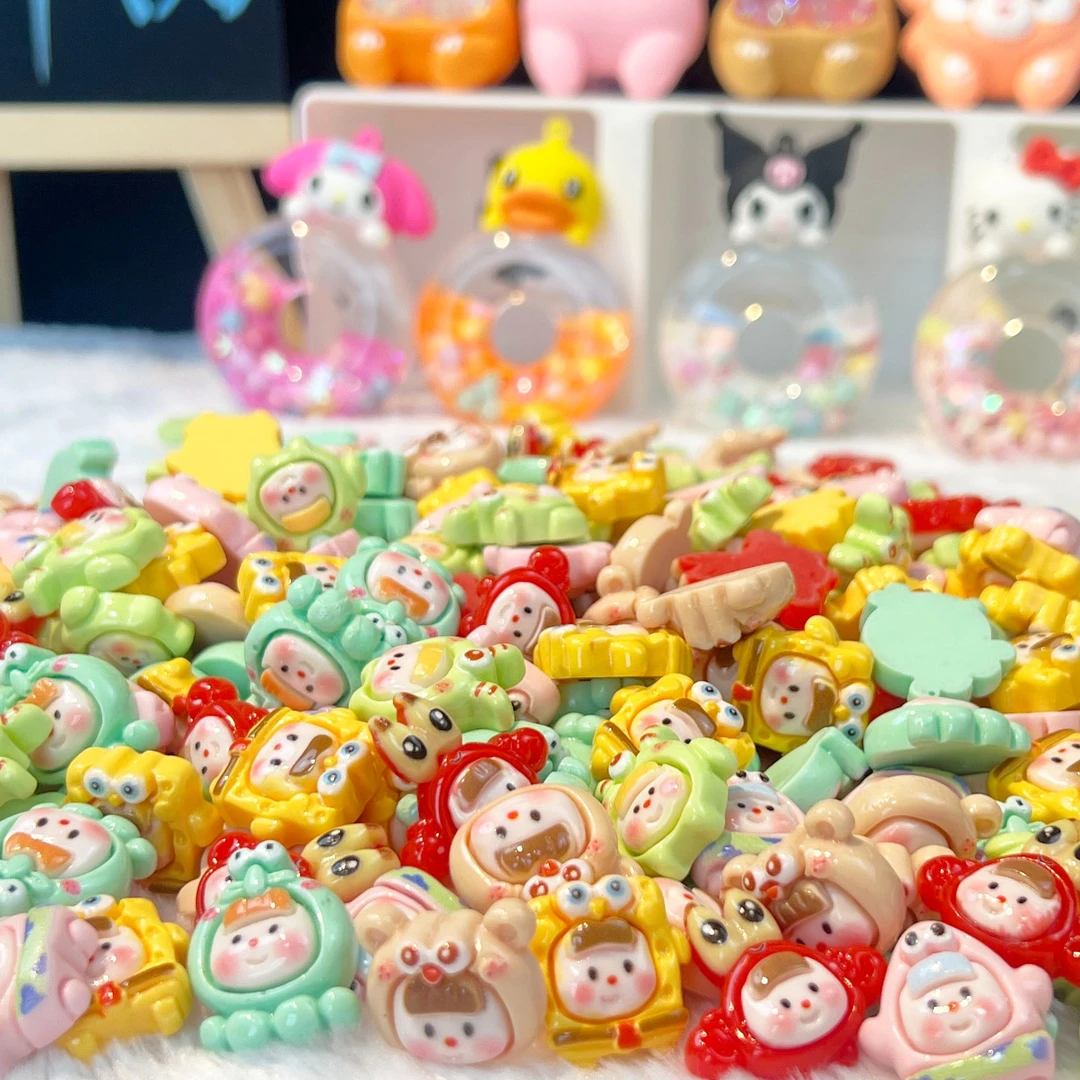 桌面大混~环保树脂卡通配件