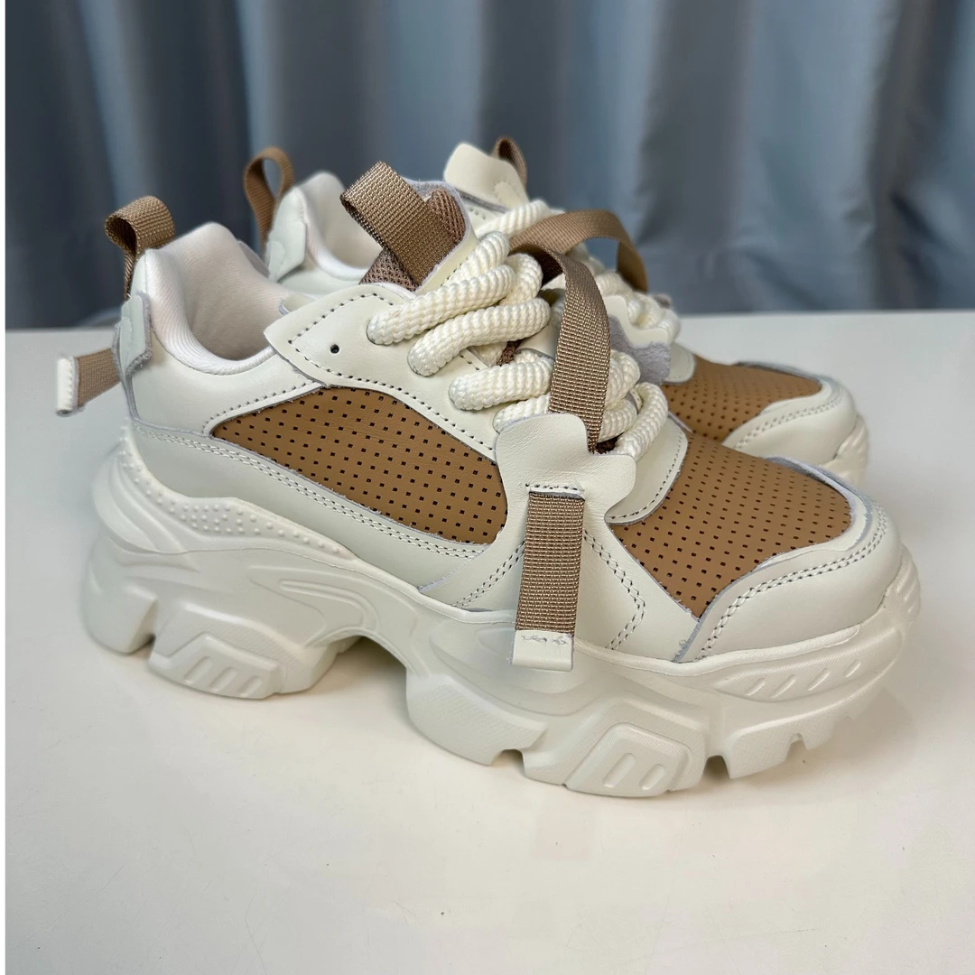 DVrinb网红小众增高老爹鞋女镂空百搭潮流低帮休闲鞋网面透气春秋