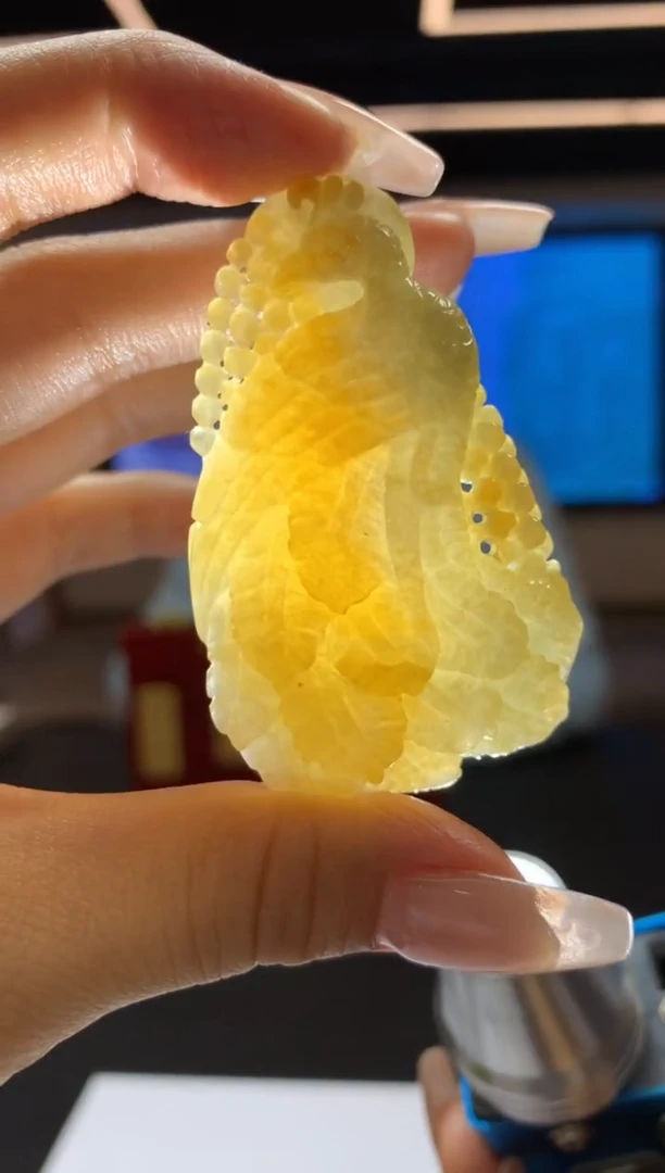 【闪购商品】定制翡翠未镶嵌5123jy-毛货挂件478