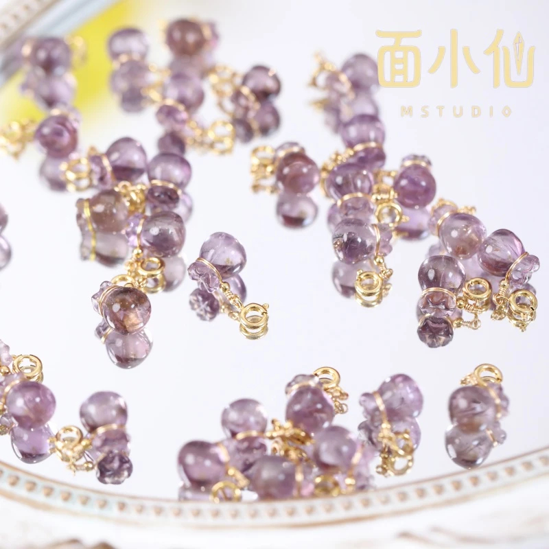 【406 钱袋子】紫水晶吊坠（不含链）多样性发其一