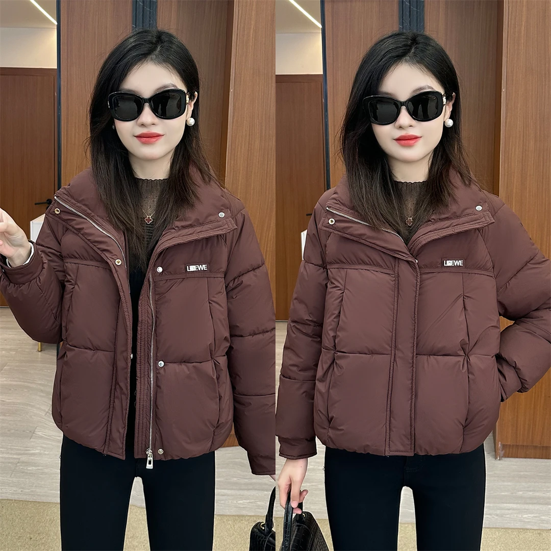 【婉星儿品牌】休闲棉衣短款时尚宽松加厚韩版棉衣冬季保暖女士棉服