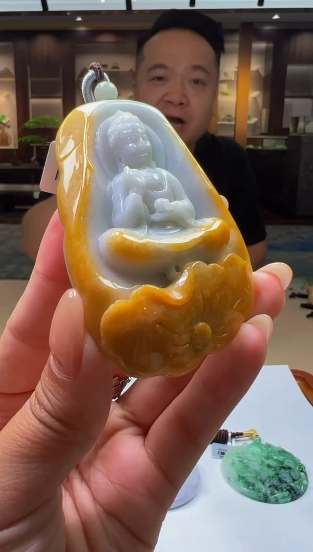 【闪购商品】翡翠颈饰未镶嵌Q2024-8-19-12