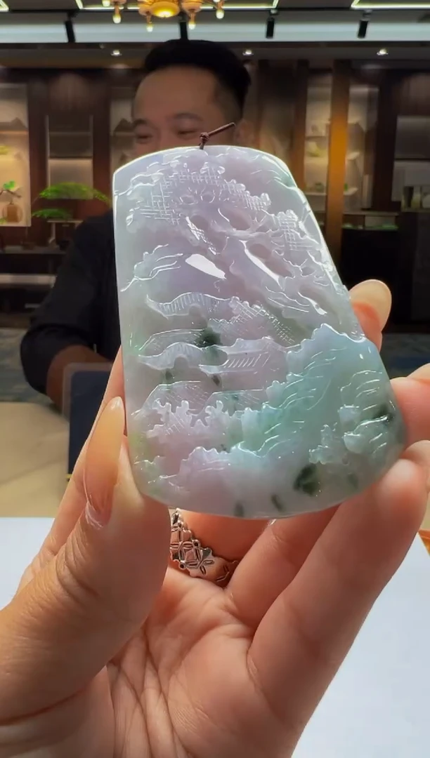 【闪购商品】翡翠颈饰未镶嵌Q2024-8-26-43